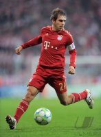 Fussball CHL Saison 2011/2012: Philipp Lahm (FC Bayern Muenchen)