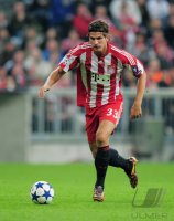 Fussball Champions League  Saison 2010/2011: Mario Gomez (FC Bayern Muenchen)