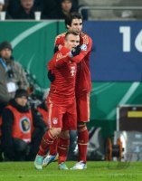 FUSSBALL DFB POKAL  Saison 2012/2013:  FC Augsburg - FC Bayern Muenchen