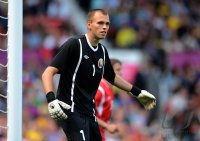 FUSSBALL Olympia 2012 Maenner: Brasilien - Weissrussland