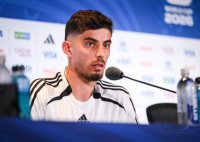 Fussball WM 2026 Deutschland -  Paraguay, Pressekonferenz,