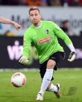 Fussball 1. Bundesliga  2012/2013: Torwart Oliver Baumann (SC Freiburg)