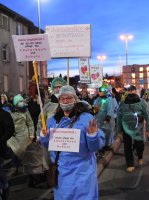 Demonstration von Gegner der Corona-Massnahmen in Reutlingen