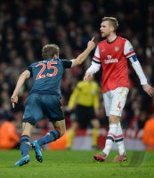 Fussball International CHL Saison 13/14: Arsenal London - FC Bayern Muenchen