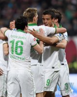 Fussball 1. Bundesliga 13/14: JUBEL SV Werder Bremen