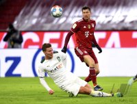 Fussball 1. Bundesliga Saison 21/22: FC Bayern Muenchen - Borussia Moenchengladbach