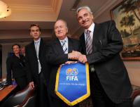 FIFA Club WM Japan 2008 President Blatter welcomes Pachuca delegation