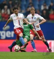 Fussball, 1. Bundesliga  Saison 2014/2015: Hamburger SV - FC Augsburg