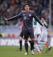 Fussball 1. Bundesliga  Saison 2010/2011: Mario Gomez (FC Bayern Muenchen)