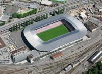 FUSSBALL EM 2008 Luftbild Stadion Genf
