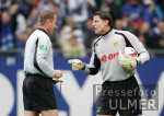 Fussball 1. Bundesliga: Hamburg - Dortmund, WEIDENFELLER und FLEISCHER