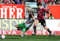 Fussball 1. Bundesliga : 1 FC Nuernberg - SV Werder Bremen