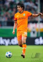 FUSSBALL, Vokswagen Super Cup 2009, BREMEN: MORENO Einzelaktion