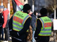 Gegendemo zum Landesparteitag der AfD in der Statthalle Hechingen (Zollernalbkreis)