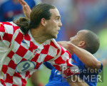 Fussball INTERNATIONAL  EURO 2004  Kroatien-Frankreich im Stadion Dr. Magalhaes Pessoa in Leiria