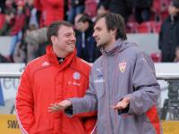 Fussball 1. Bundesliga 07/08  Laux und Kolodziej