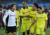 Fussball 1. Bundesliga  2010/2011:  1. FC Kaiserslautern - BVB Borussia Dortmund