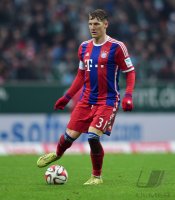 Fussball, 1. Bundesliga  Saison 2014/2015: SV Werder Bremen - FC Bayern Muenchen