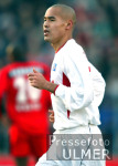 Fussball Bundesliga: Takahara, laufend Hamburger SV