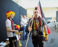 Fussball: Deutsche Nationalmannschaft Werbedreh Mercedes Benz