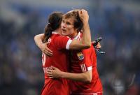 Fussball 1. Bundesliga: Holger Badstuber, Martin Demichelis (v.li., FCB)