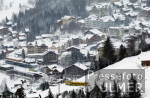 SKI   Weltcup Abfahrt Mnner Dorfansicht; verschneites Wengen