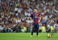 Fussball Primera Division El Clasico 14/15: Lionel Messi (Barca)