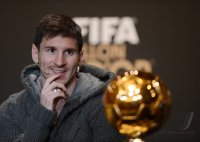 Fussball International  FIFA Ballon d Or 2012:  Lionel Messi (Barca)