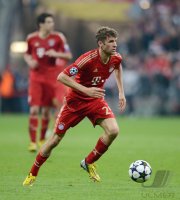 FUSSBALL INTERNATIONAL CHL HALBFINALE 12/13: Thomas Mueller (FC Bayern Muenchen)