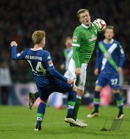 Fussball, 1. Bundesliga  Saison 2014/2015: SV Werder Bremen - VfL Wolfsburg