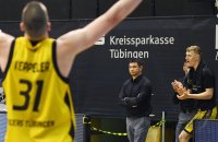 Basketball 2. Bundesliga 2020/2021: Tigers Tuebingen - Tigers Tuebingen - Gladiators Trier