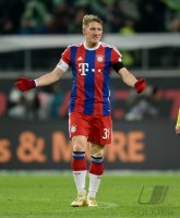 Fussball, 1. Bundesliga  Saison 2014/2015: VfL Wolfsburg - FC Bayern Muenchen