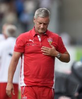 FUSSBALL 1. Bundesliga 2014/2015:  Trainer Armin Veh (VfB Stuttgart)