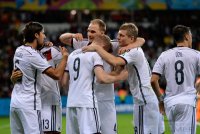 FUSSBALL WM 2014, ACHTELFINALE: JUBEL Andre Schuerrle (Deutschland)