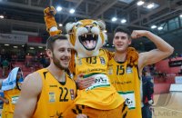 Basketball 1. Bundesliga 15/16 Hauptrunde: Walter Tigers Tuebingen - Crailsheim Merlins