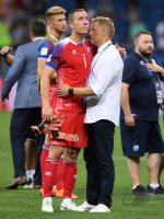 FUSSBALL WM 2018 Vorrunde Island - Kroatien