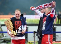 Fussball Pokalfinale 13/14: JUBEL Co-Trainer Hermann Gerland (FC Bayern Muenchen)