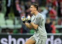 Fussball International EM 2012 - Testspiel :  Torwart Wojciech Szczesny (Polen)