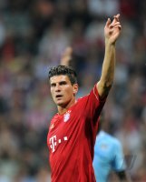 Fussball CHL  Saison 2011/2012:  Mario Gomez (FC Bayern Muenchen)