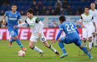 Fussball 1. Bundesliga  2012/2013:  TSG 1899 Hoffenheim - VfL Wolfsburg