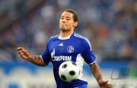 Fussball 1. Bundesliga, Schalke: JONES Einzelaktion am Ball