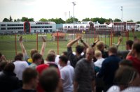 Fussball CHL Finale 2012: Abschluss Training beim FC Bayern Muenchen