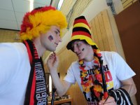 Fussball: Deutsche Nationalmannschaft Werbedreh Mercedes Benz