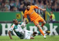 Fussball, Champions League: Bremen - Barcelona