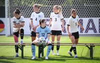 Fussball International Euro 2025,
Mannschaftsfoto Deutsche Frauen Nationalmannschaft