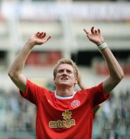 Fussball, 1. Bundesliga, Saison 2010/2011: JUBEL Andre SCHUERRLE (Mainz)