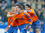Fussball 1. Bundesliga: Bochum - Schalke, Jubel SCHALKE N. 1:2