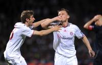 FUSSBALL  International CHL 09/10: Olympique lyon - FC Bayern  Muenchen