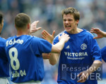 Fussball 1. Bundesliga: Schalke - Hamburg, Jubel DELURA