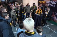 Basketball 1. Bundesliga 17/18 Hauptrunde: Walter Tigers Tuebingen - MHP RIESEN Ludwigsburg